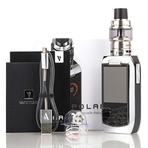 vaporesso polar 220w cascade baby se starter kit package content 2
