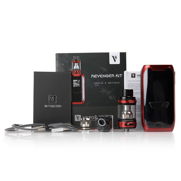 vaporesso revenger 220w tc starter kit package contents 2