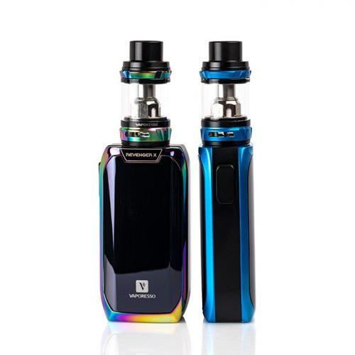 vaporesso revenger x 220w tc starter kit front and side 2