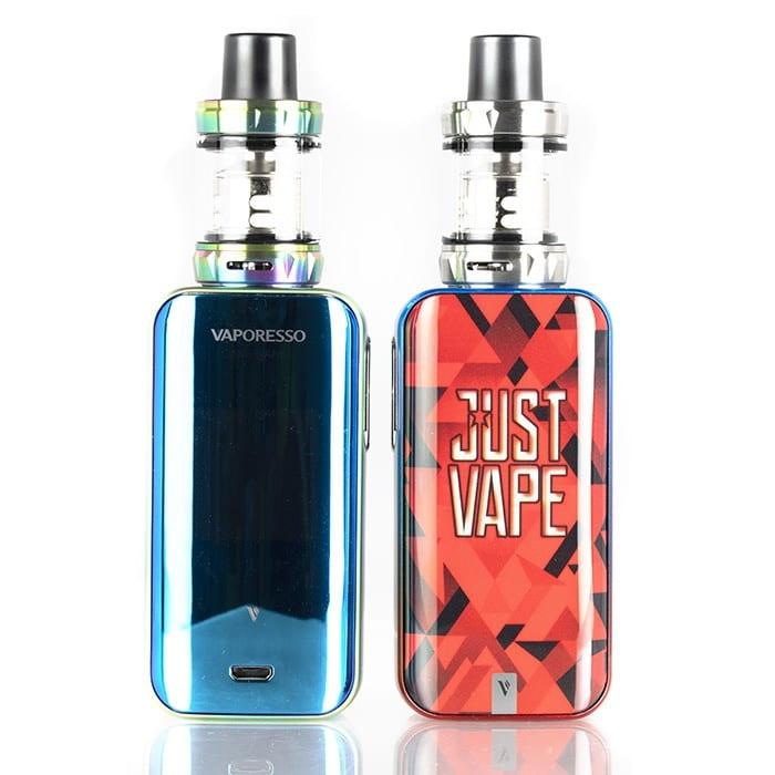 vaporesso luxe nano 80w skrr s mini starter kit front and back view min
