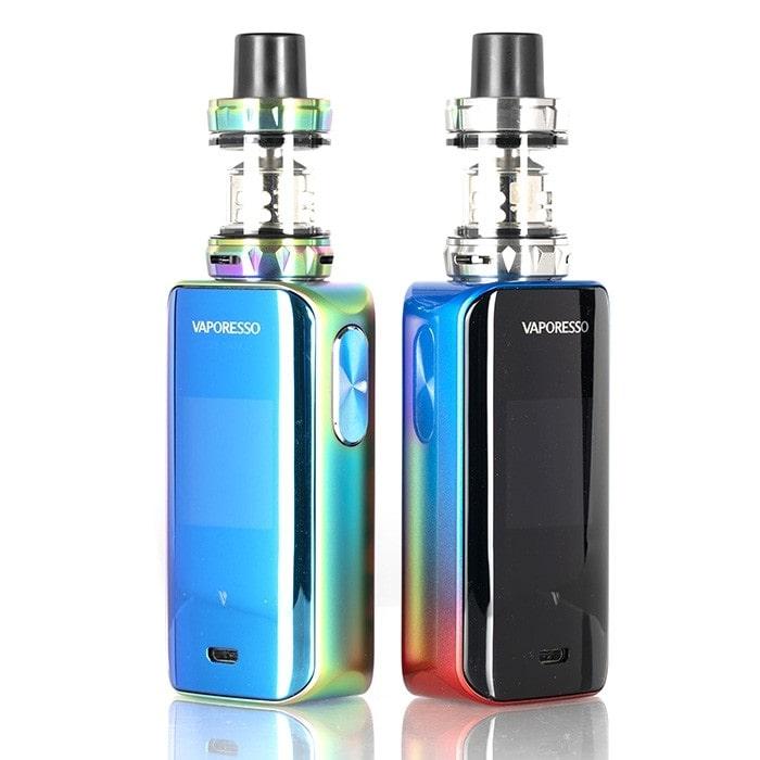 vaporesso luxe nano 80w skrr s mini starter kit tilted view min