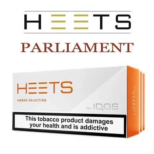 IQOS HEETS BY PARLIAMENT AMBER SELECTION (200 HEETS) | Vape King Dubai