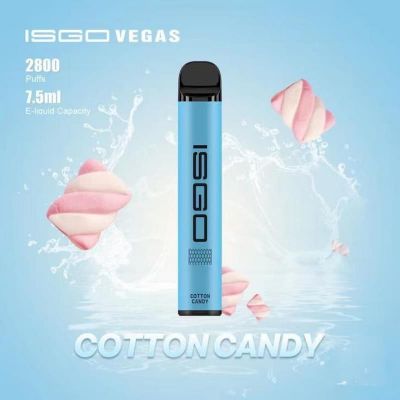 ISGO DISPOSABLE VAPE VEGAS 2800 PUFFS COTTON CANDY