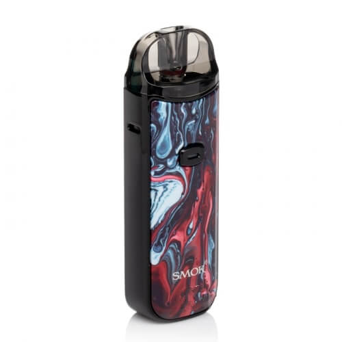 smok nord 50w pod kit black red marbling 1