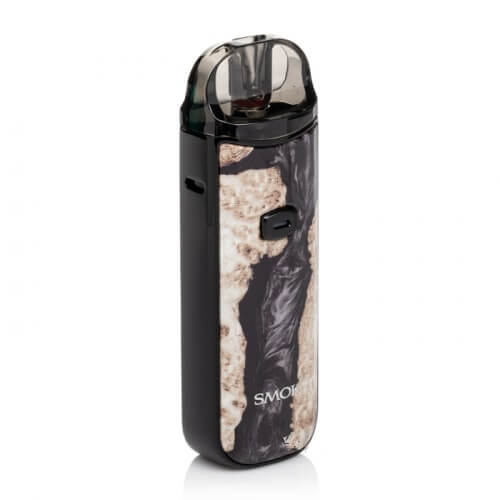 smok nord 50w pod kit black stabilizing wood