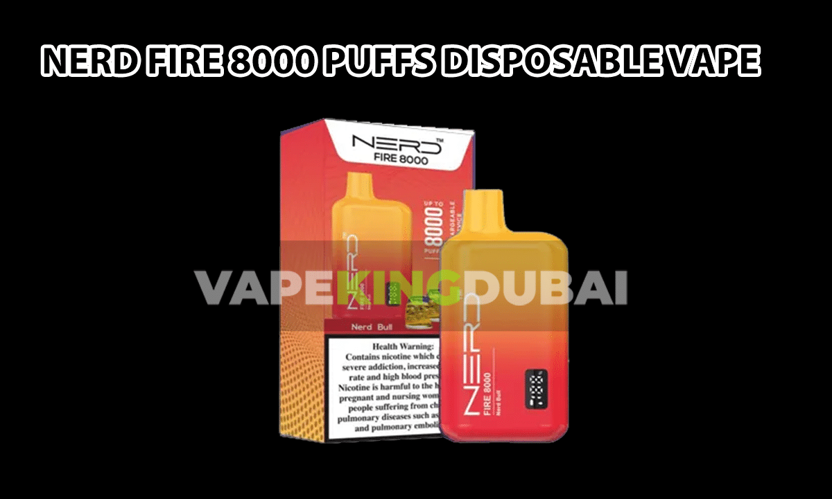 Nerd Fire 8000 Puffs Disposable Vape VAPEKINGDUBAI