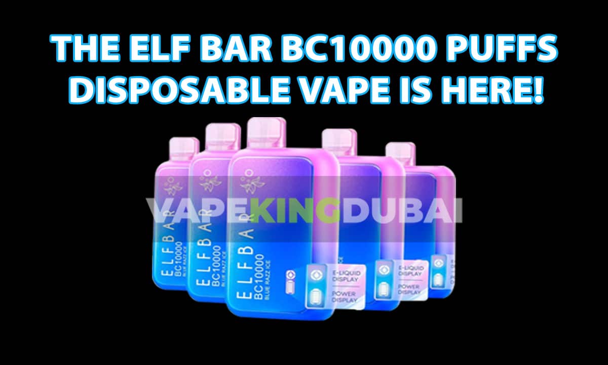 The ELF BAR BC10000 Puffs Disposable Vape is Here