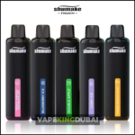 Shumake Touch 15000 Puffs Disposable Vape - Featuring Flavors like Peach Mango Watermelon, Blueberry Ice, Double Apple, Lush Ice, and Mango Passion Fruit - Available in UAE