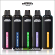 Shumake Touch 15000 Puffs Disposable Vape - Featuring Flavors like Peach Mango Watermelon, Blueberry Ice, Double Apple, Lush Ice, and Mango Passion Fruit - Available in UAE