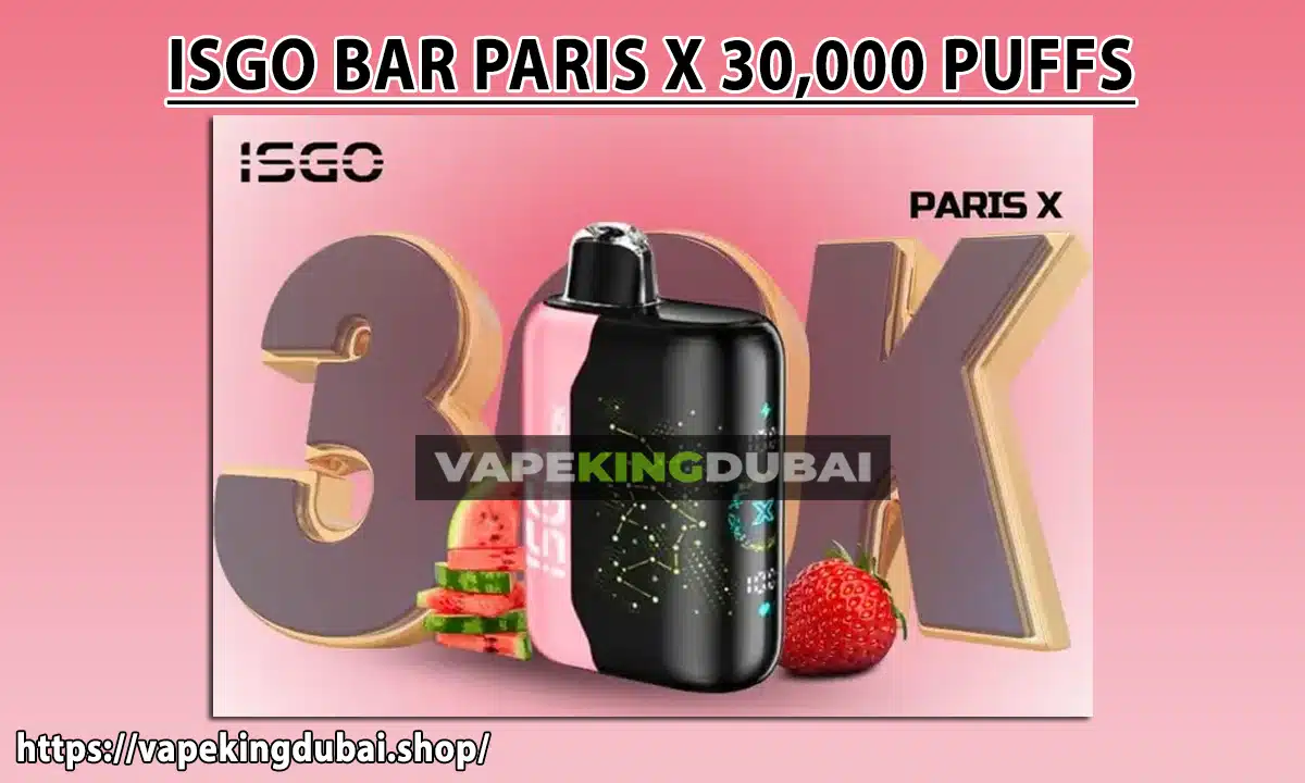 ISGO Bar Paris X 30000 Puffs vapekingdubai.shop