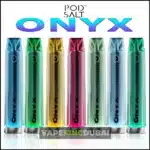 Pod Salt Onyx 4000 Puffs Disposable Vape with 20mg/ml nicotine, 8.5ml e-liquid, and 1400mAh battery. Enjoy up to 4000 puffs for 40 AED.