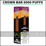 Original Al Fakher 8000 Puffs Crown Bar Disposable DTL - Image 17