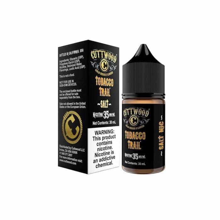 TOBACCO TRAIL SALTNIC BY CUTTWOOD 30ML - Image 1