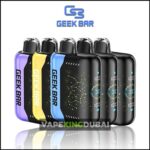 ISGO Bar Paris X 30000 disposable vape devices in multiple colors with Vape King Dubai branding