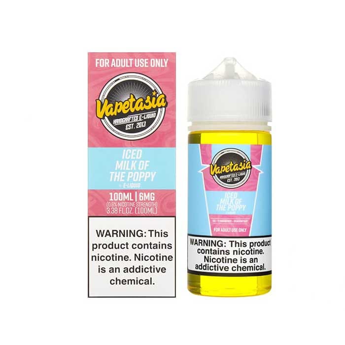 ICED-MILK-OF-THE-POPPY-BY-VAPETASIA-100ML.jpg ICED MILK OF THE POPPY BY VAPETASIA 100ML - Image 1