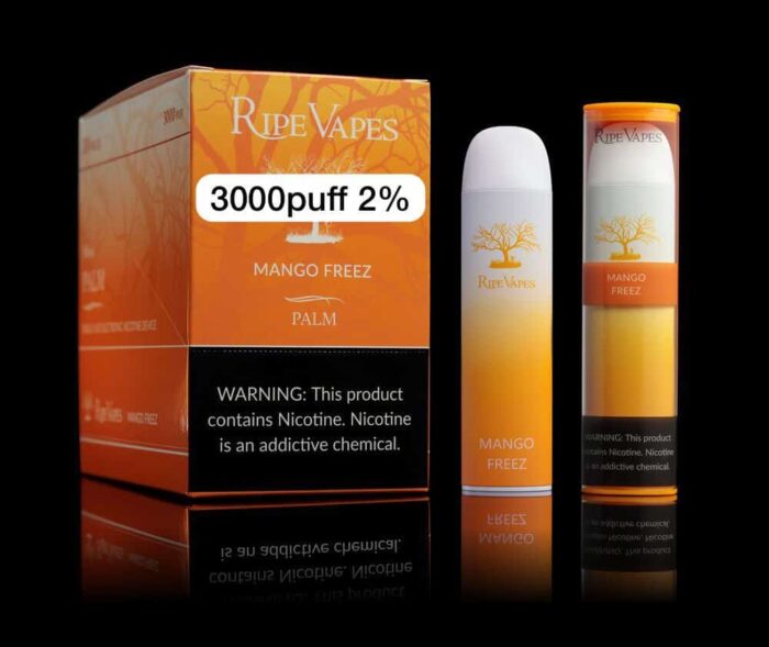 Ripe Vape Disposables Plam 3000 puffs 20mg 2% nicotine - Image 2