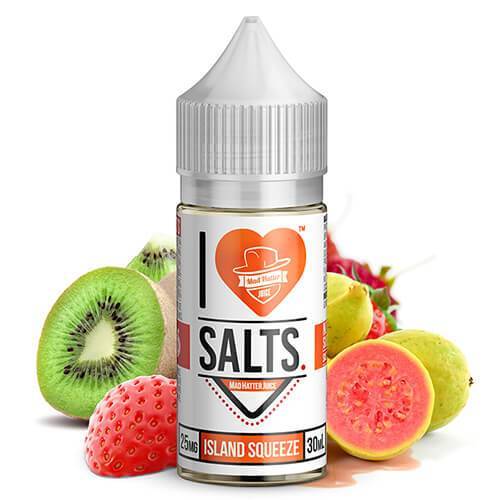 I_Love_SALTS_by_Mad_Hatter_-_30_Island_Squeeze_Promo_600x-min.jpg ISLAND SQUEEZE - I LOVE SALTS - MAD HATTER JUICE - 30ML - Image 1
