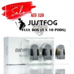 JUSTFOG MINIFIT POD FULL BOX BUNDLE OFFER (30pcs)