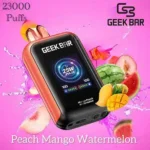 Geek Bar WATT 23000 Disposable Vape – 23,000 Puffs, 5% Nicotine, Rechargeable 800mAh Battery, 1.8" HD Display - Image 6