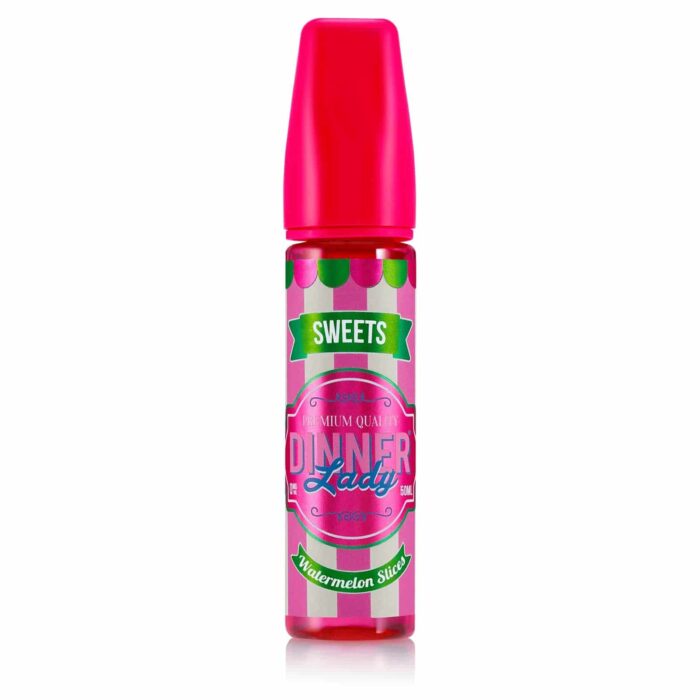 Watermelon-Slices-50ml-0mg-Bottle-min-min.jpg TUCK SHOP - WATERMELON SLICES - DINNER LADY E-LIQUID - 60ML - Image 1