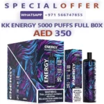 KK ENERGY 5000 PUFFS FULL BOX 10PCS OFFER