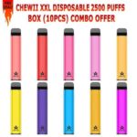 CHEWII XXL DISPOSABLE 2500 PUFFS FULL BOX