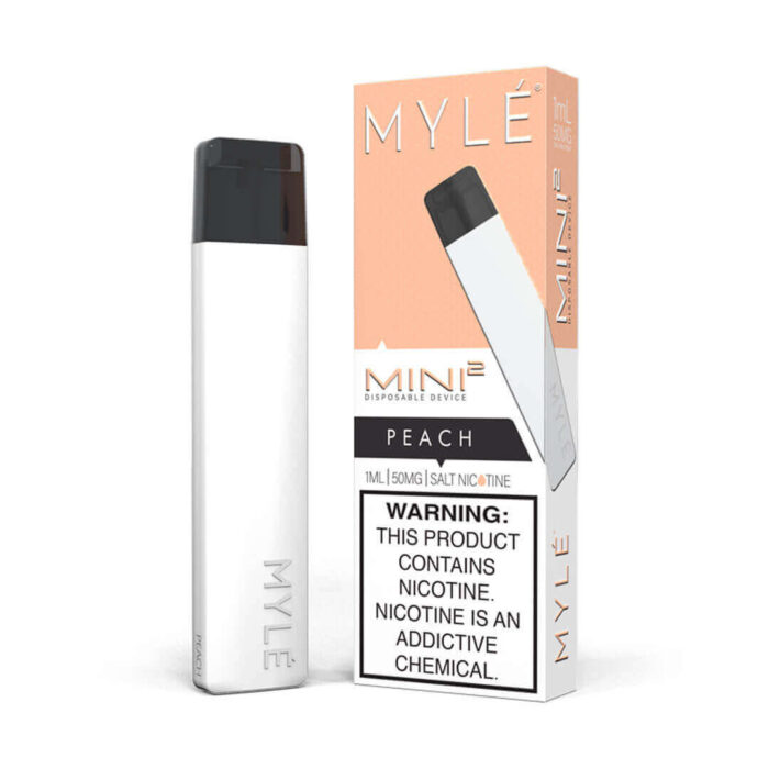 myle-mini-2-disposable-in-dubai-peach.jpg AUTHENTIC MYLE MINI 2 DISPOSABLE IN DUBAI - PEACE - Image 1
