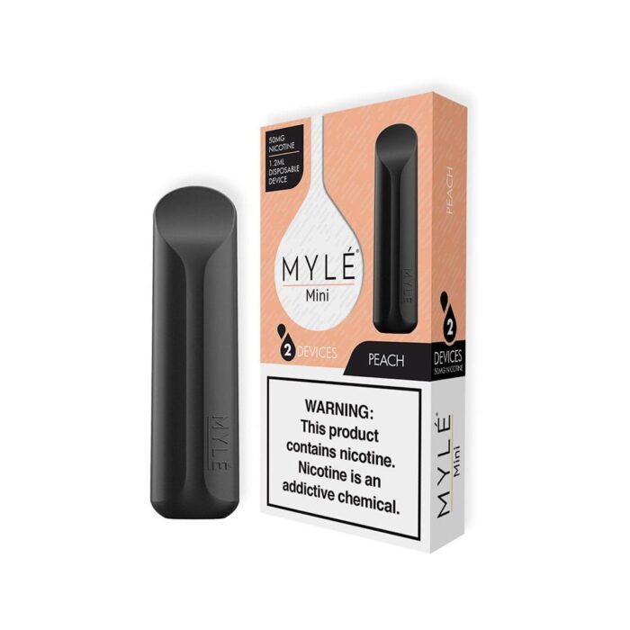 AUTHENTIC MYLE MINI DISPOSABLE IN DUBAI - PEACH (2 PACK) - Image 2
