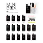 MYLE Mini Box 1500 Puffs 20mg Disposable Vape in Dubai - Image 2