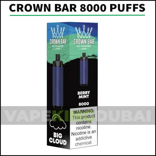 Crown Bar 8000 Puffs Vapekingdubai 1