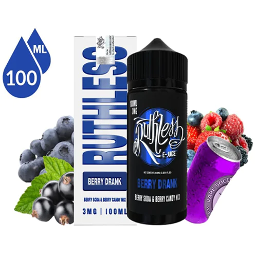 Ruthless E Juice 120Ml Berry Drink Vapekingdubai